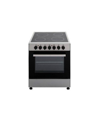 Robin BN-652 Κουζίνα 65lt με Κεραμικές Εστίες Π60εκ. Inox ΜΑΥΡΗ