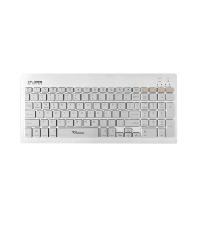 Alcatroz XPLORER GO BTR 200 ! Ασύρματο Bluetooth Πληκτρολόγιο για Tablet Αγγλικό US Mist
