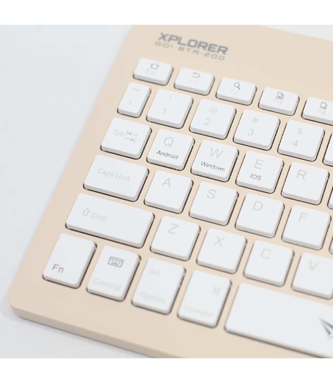 Alcatroz XPLORER GO BTR 200 ! Ασύρματο Bluetooth Πληκτρολόγιο για Tablet Αγγλικό US Sand