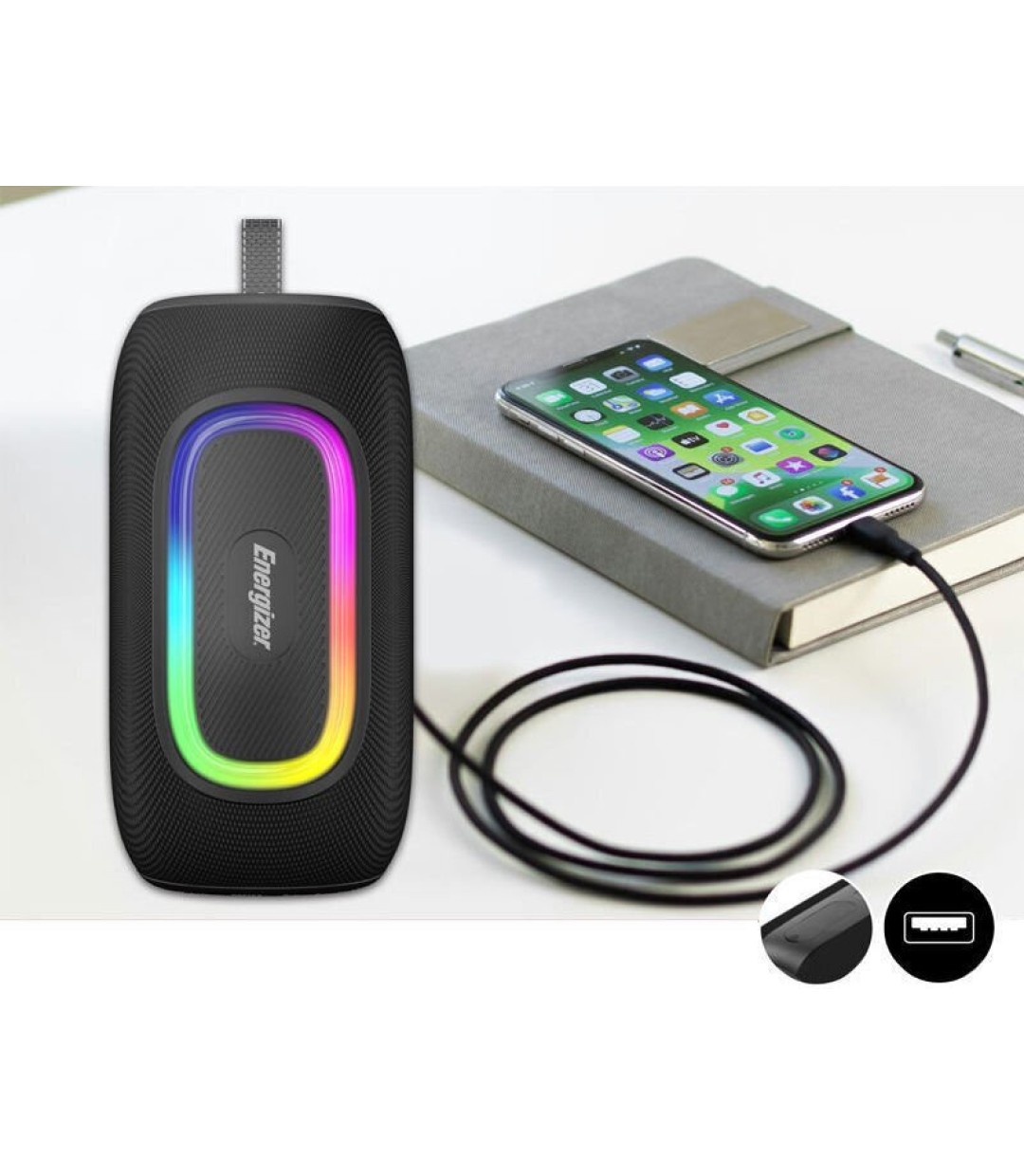 Energizer BTS 163 Ηχείο Bluetooth 4W με Ραδιόφωνο Μαύρο Energizer BTS 163 Ηχείο Bluetooth 4W με Ραδιόφωνο Μαύρο
