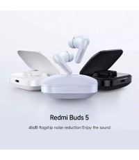 Xiaomi Redmi Buds 5 Bluetooth Handsfree Ακουστικά με Θήκη Φόρτισης Μαύρα