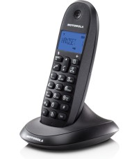 Motorola C1001LB Ασύρματο Τηλέφωνο Μαυρο