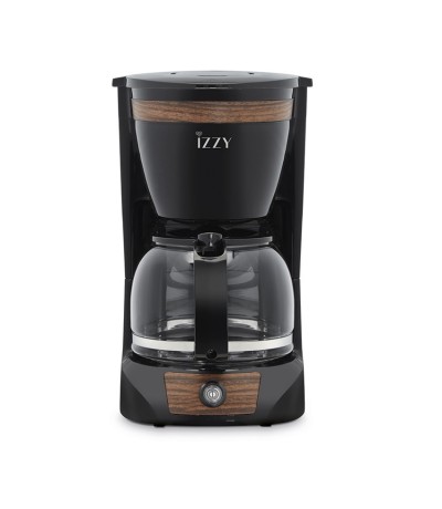 Izzy C108S Καφετιέρα Φίλτρου 950W Wooden Black