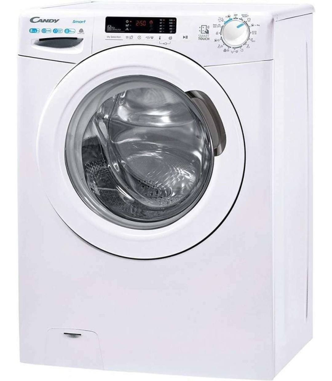 Candy CSWS 4852DWE/1-S Πλυντήριο-Στεγνωτήριο Ρούχων 8kg/5kg Ατμού 1400 Στροφές