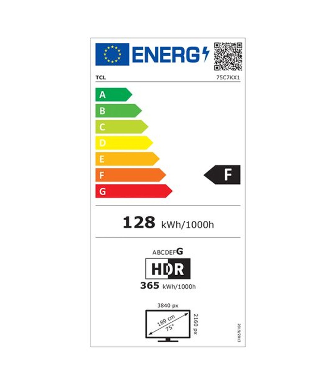 TCL Smart Τηλεόραση 75" 4K UHD Mini LED C7K HDR (2025) 75C7K