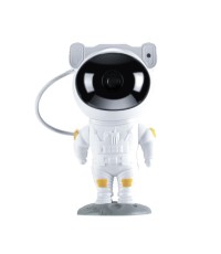 XO Παιδικό Φωτιστικό Projector με Προβολή Αστεριών Λευκό 21x11cm