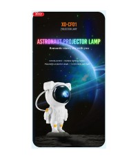 XO Παιδικό Φωτιστικό Projector με Προβολή Αστεριών Λευκό 21x11cm