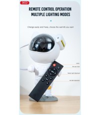 XO Παιδικό Φωτιστικό Projector με Προβολή Αστεριών Λευκό 21x11cm