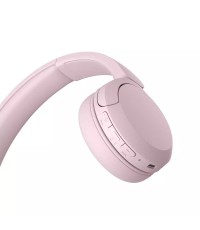 Sony WH-CH520 Ασύρματα / Ενσύρματα On Ear Ακουστικά με 50 ώρες Λειτουργίας και Quick Charge Ροζ