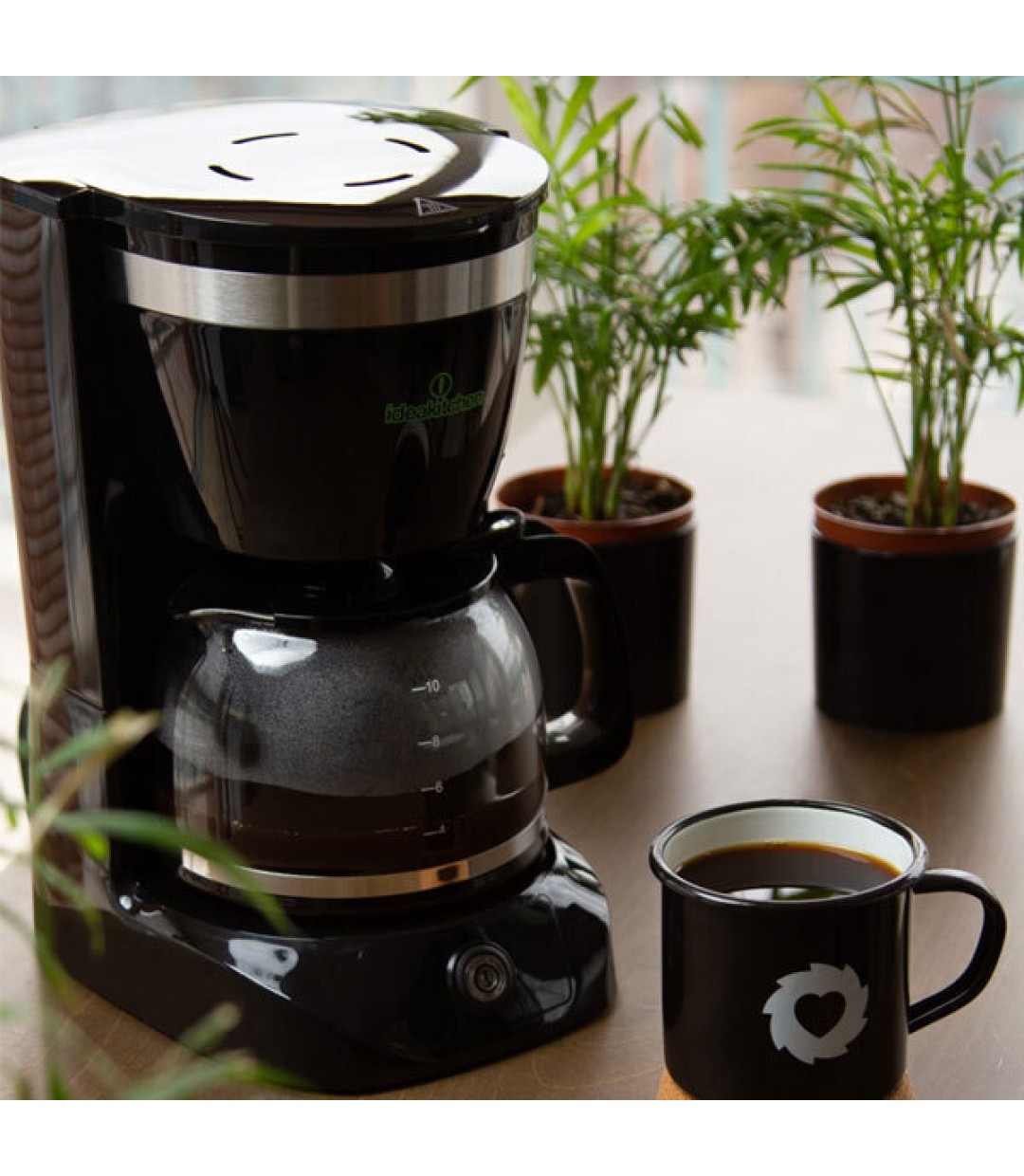 Telemax Ideakitchen CM108 Καφετιέρα Φίλτρου 800W Black
