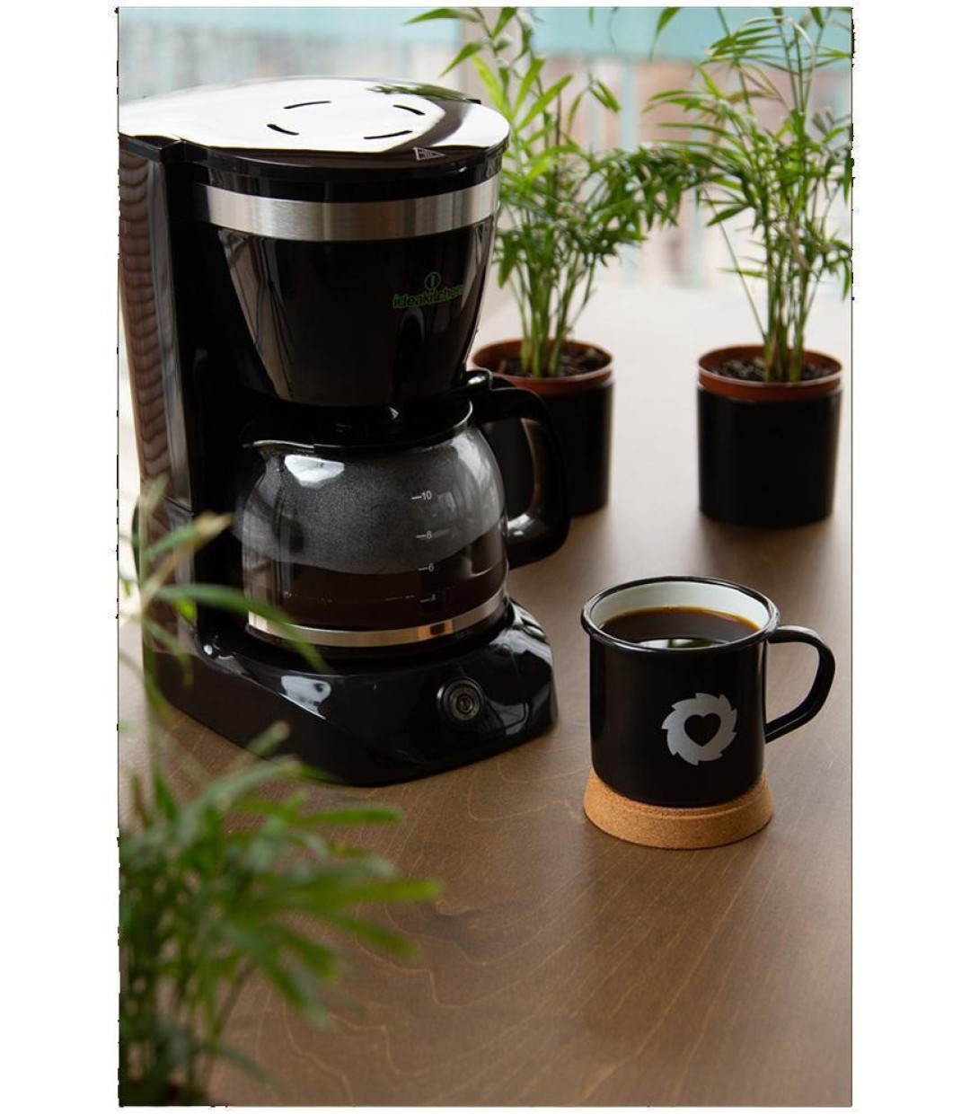 Telemax Ideakitchen CM108 Καφετιέρα Φίλτρου 800W Black