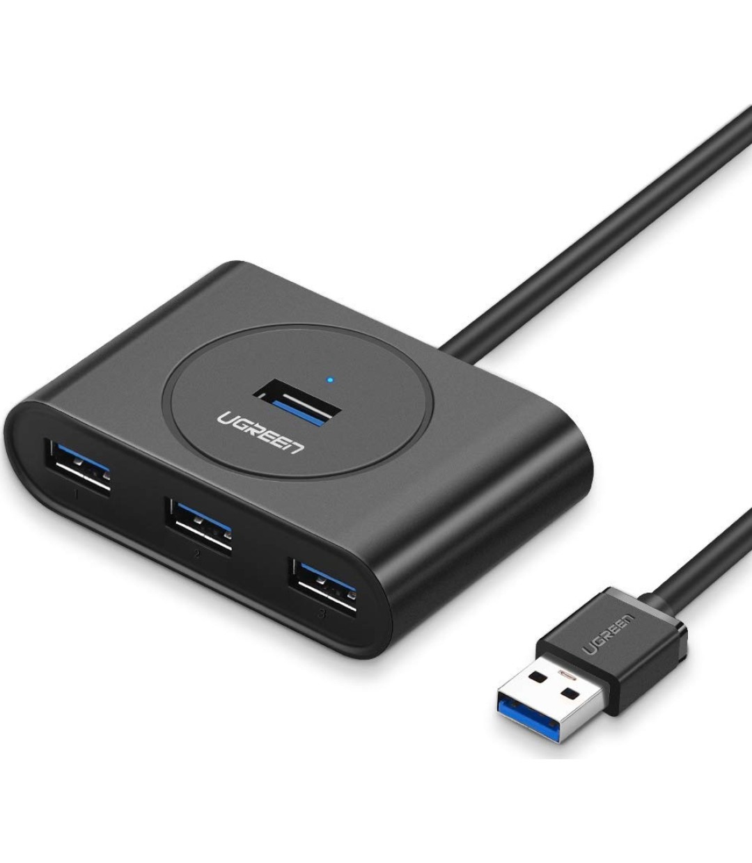 Ugreen CR113 USB 3.0 Hub 4 Θυρών με σύνδεση USB-A και Εξωτερική Παροχή Ρεύματος
