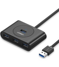 Ugreen CR113 USB 3.0 Hub 4 Θυρών με σύνδεση USB-A και Εξωτερική Παροχή Ρεύματος