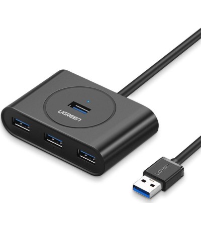Ugreen CR113 USB 3.0 Hub 4 Θυρών με σύνδεση USB-A και Εξωτερική Παροχή Ρεύματος Ugreen CR113 USB 3.0 Hub 4 Θυρών με σύνδεση USB-A και Εξωτερική Παροχή Ρεύματος