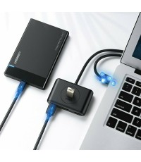 Ugreen CR113 USB 3.0 Hub 4 Θυρών με σύνδεση USB-A και Εξωτερική Παροχή Ρεύματος