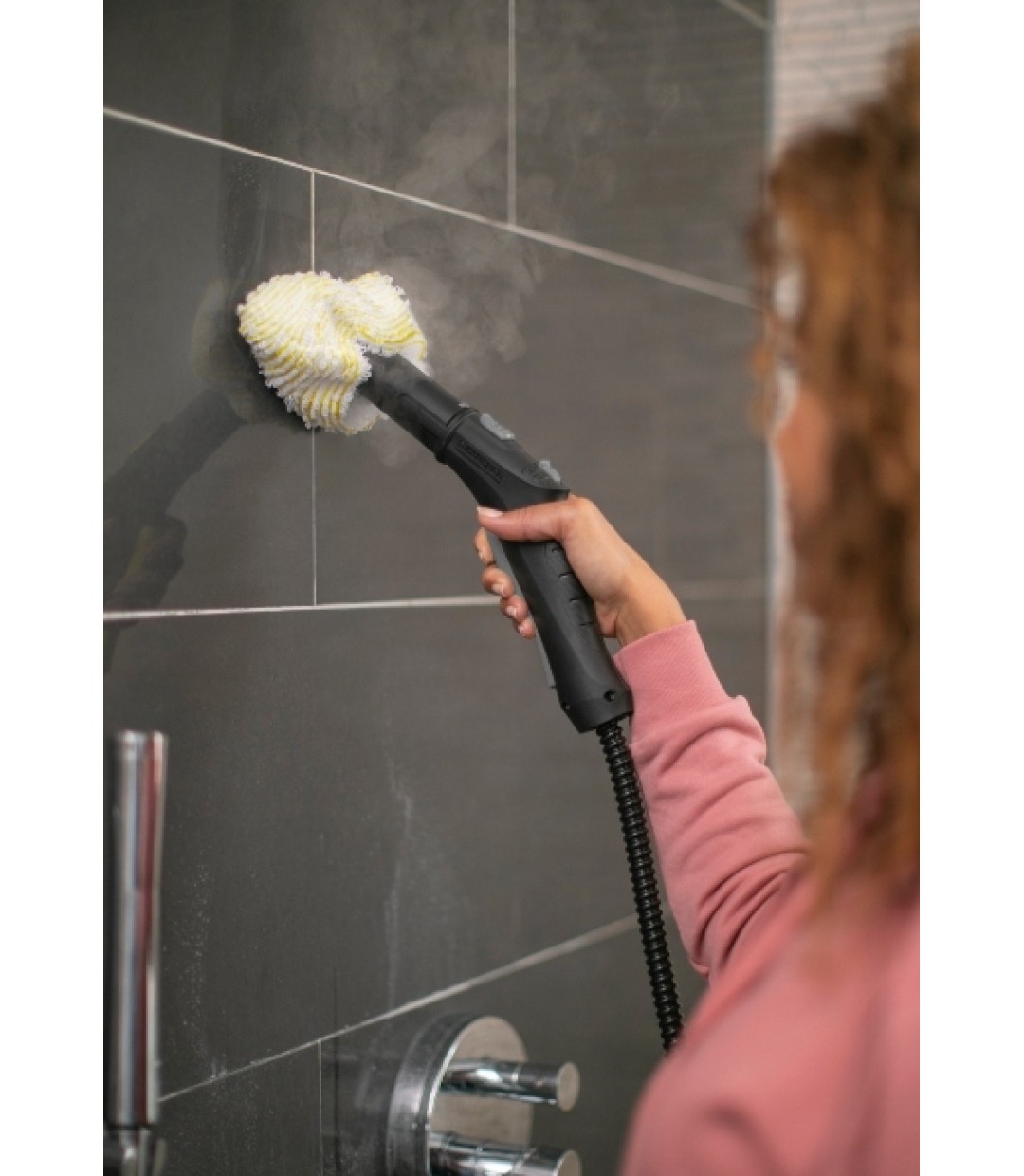 Karcher SC 2 EasyFix Ατμοκαθαριστής Πίεσης 3.2bar με Ρόδες και Κοντάρι