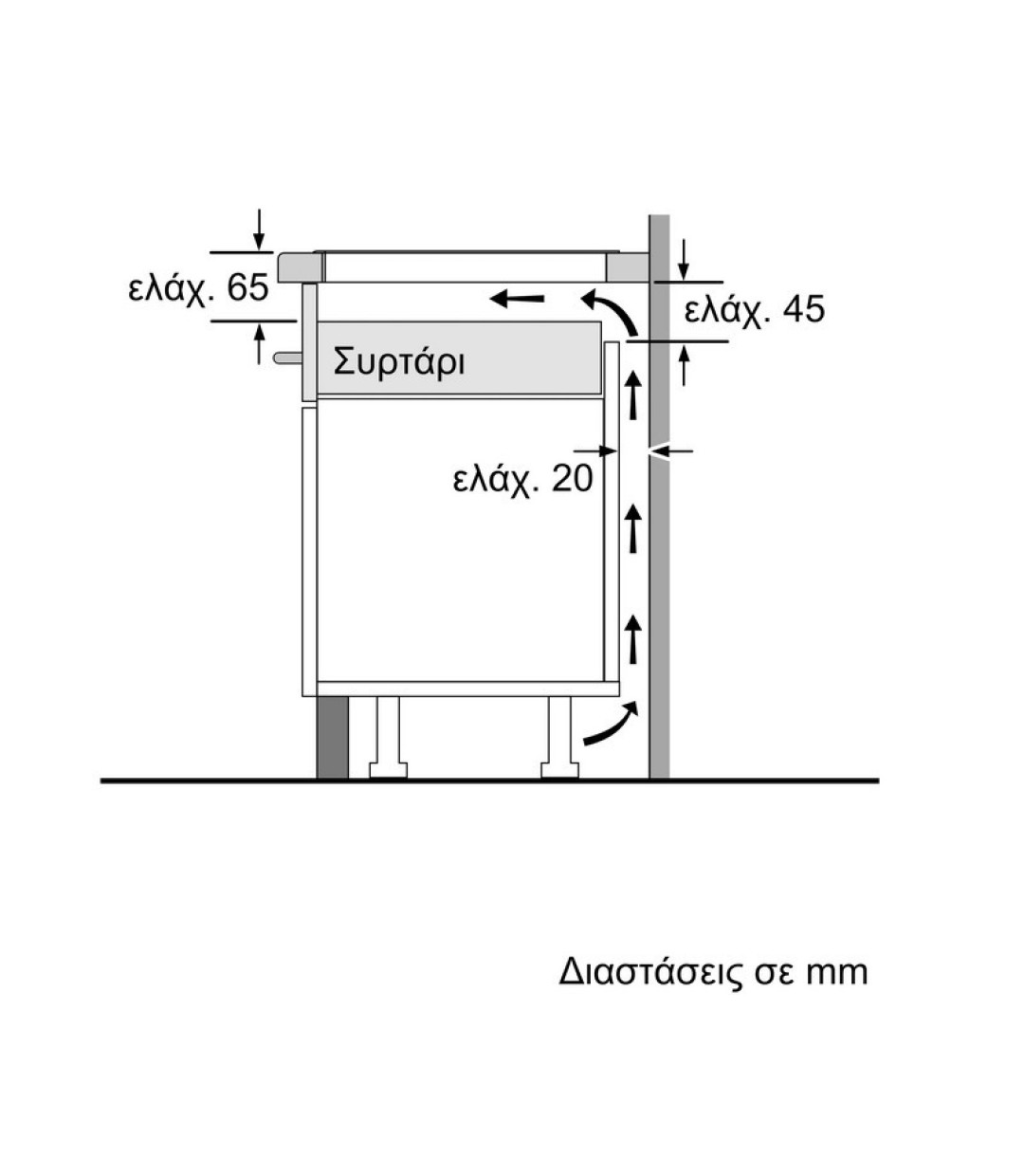 Pitsos CWP 631 T12  Επαγωγική Εστία Αυτόνομη με Λειτουργία Κλειδώματος 59.2x52.2εκ.