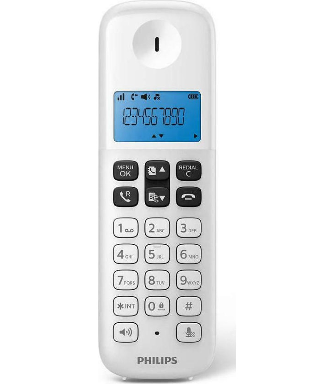 Philips D161 Ασύρματο Τηλέφωνο με Aνοιχτή Aκρόαση Λευκο Philips D161 Ασύρματο Τηλέφωνο με Aνοιχτή Aκρόαση Λευκο