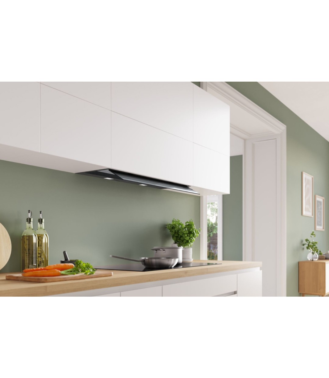  Bosch Μηχανισμός Απορρόφησης 90cm Μαύρος με Wi-Fi Κωδικός: DBB97DP60