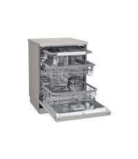 LG DF 365 FPS APZQEMS Ελεύθερο Πλυντήριο Πιάτων με Wi-Fi για 14 Σερβίτσια QuadWash Π60xY85εκ. Inox