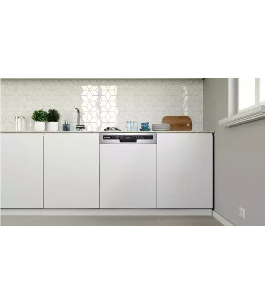 Pitsos DIF 60 I 01 Εντοιχιζόμενο Πλυντήριο Πιάτων με Wi-Fi για 12 Σερβίτσια Π59.8xY81.5εκ. Inox