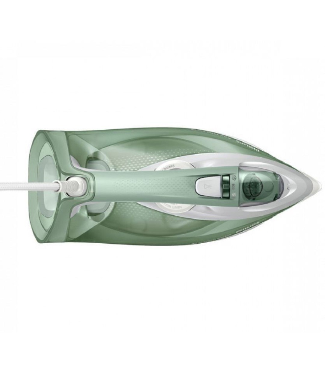 Philips Azur Σίδερο Ατμού 2600W με Αντικολλητική Πλάκα και Συνεχόμενη Παροχή Ατμού 45gr/min Green Κωδικός: DST7012/70 