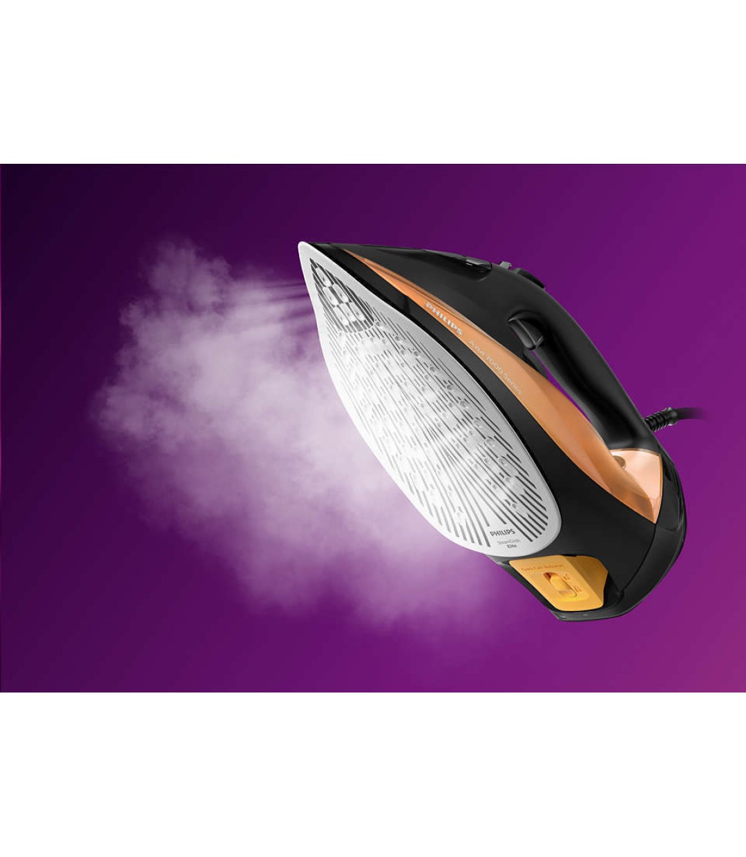 Philips Steamglide Σίδερο Ατμού 2800W με Αντικολλητική Πλάκα και Συνεχόμενη Παροχή Ατμού 50gr/min Κωδικός: DST7040/80 