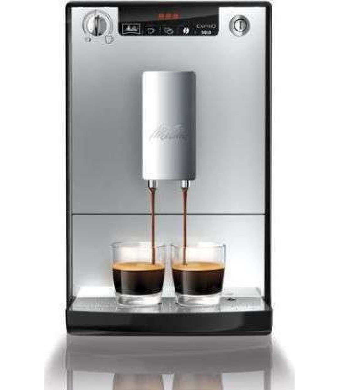 Melitta Caffeo Solo E 950 Αυτόματη Μηχανή Espresso 1400W Πίεσης 15bar με Μύλο Άλεσης Ασημί