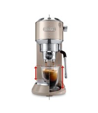 De'Longhi Dedica Arte EC885BG Αυτόματη Μηχανή Espresso 1300W Πίεσης 15bar Χρυσή