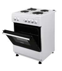 Muhler ELC-600 Ε Κουζίνα 64lt με Εμαγιέ Εστίες Π60εκ. Λευκή