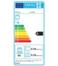 Muhler ELC-600 Ε Κουζίνα 64lt με Εμαγιέ Εστίες Π60εκ. Λευκή