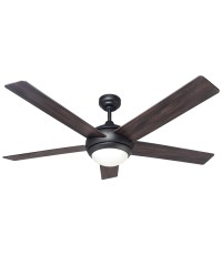 Life Etesian Ανεμιστήρας Οροφής 56.5cm με Φως και Τηλεχειριστήριο Καφέ 221-0448