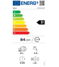 Bosch SMV4EVX04 Πλήρως Εντοιχιζόμενο Πλυντήριο Πιάτων με Wi-Fi για 13 Σερβίτσια Π59.8xY81.5εκ.