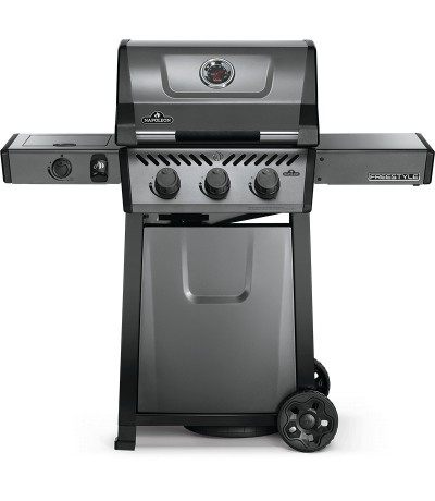 Napoleon Freestyle 365 Ψησταριά Υγραερίου Μαντεμένιας Σχάρας 51x45εκ. με 3 Εστίες 15kW και Πλαϊνό Μάτι