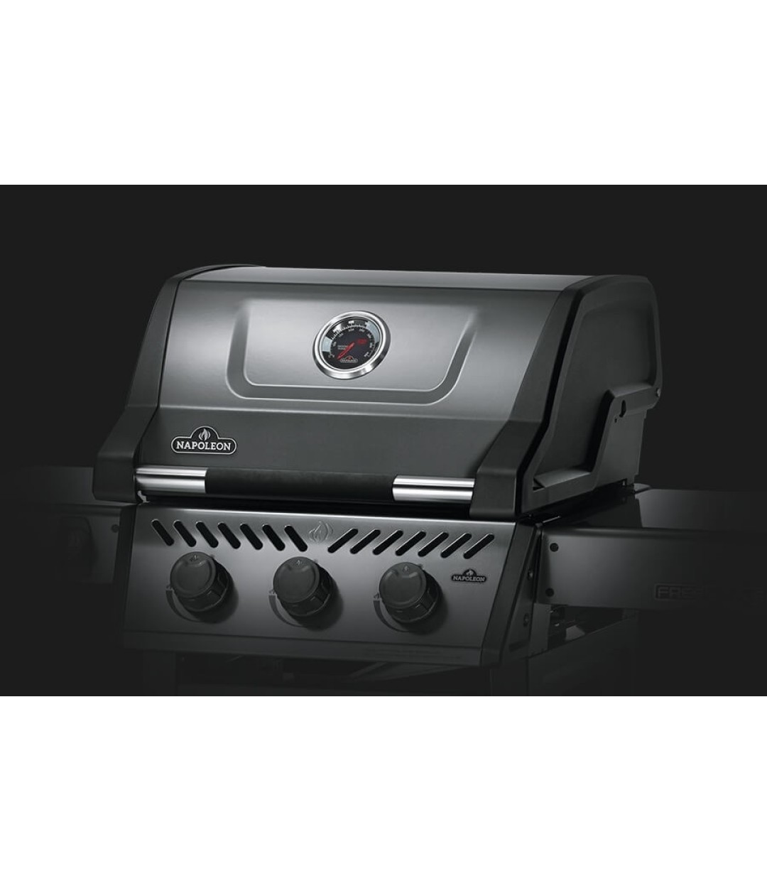 Napoleon Freestyle 365 Ψησταριά Υγραερίου Μαντεμένιας Σχάρας 51x45εκ. με 3 Εστίες 15kW και Πλαϊνό Μάτι