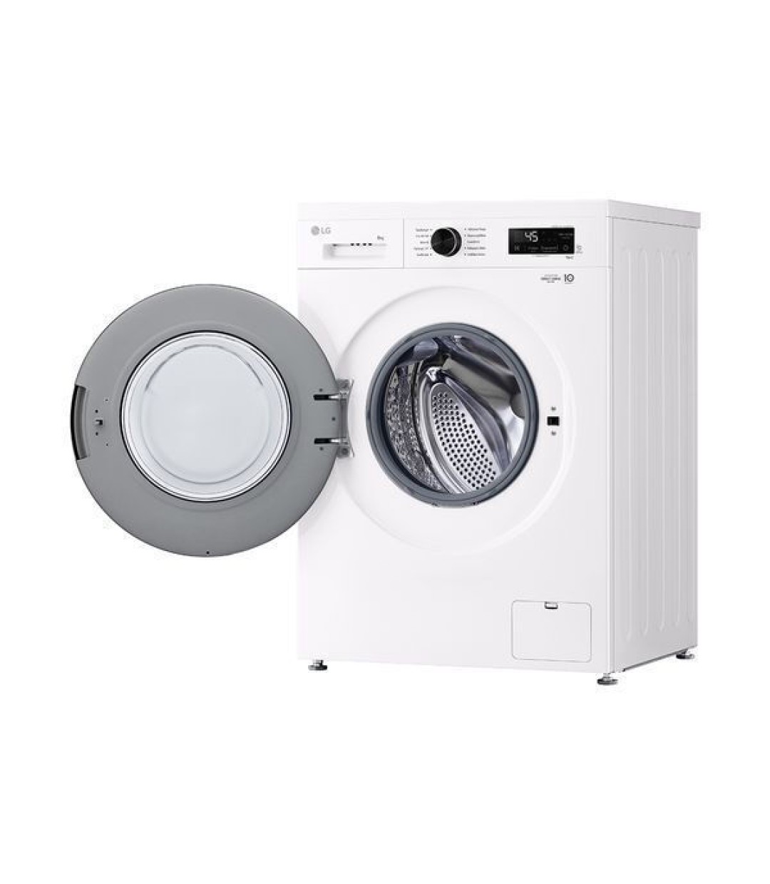 LG Πλυντήριο Ρούχων 8kg με Τεχνολογία Ατμού 1400 Στροφών 6 Motion F4X1008NWK