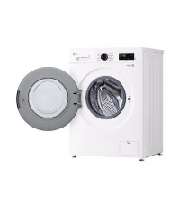 LG Πλυντήριο Ρούχων 8kg με Τεχνολογία Ατμού 1400 Στροφών 6 Motion F4X1008NWK