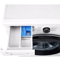 LG Πλυντήριο Ρούχων 8kg με Τεχνολογία Ατμού 1400 Στροφών 6 Motion F4X1008NWK