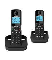 Alcatel F860 Ασύρματο Τηλέφωνο Duo με Ελληνικό Μενού Μαύρο