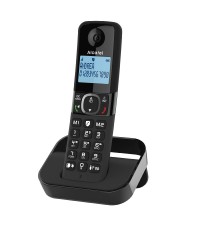 Alcatel F860 Ασύρματο Τηλέφωνο Duo με Ελληνικό Μενού Μαύρο