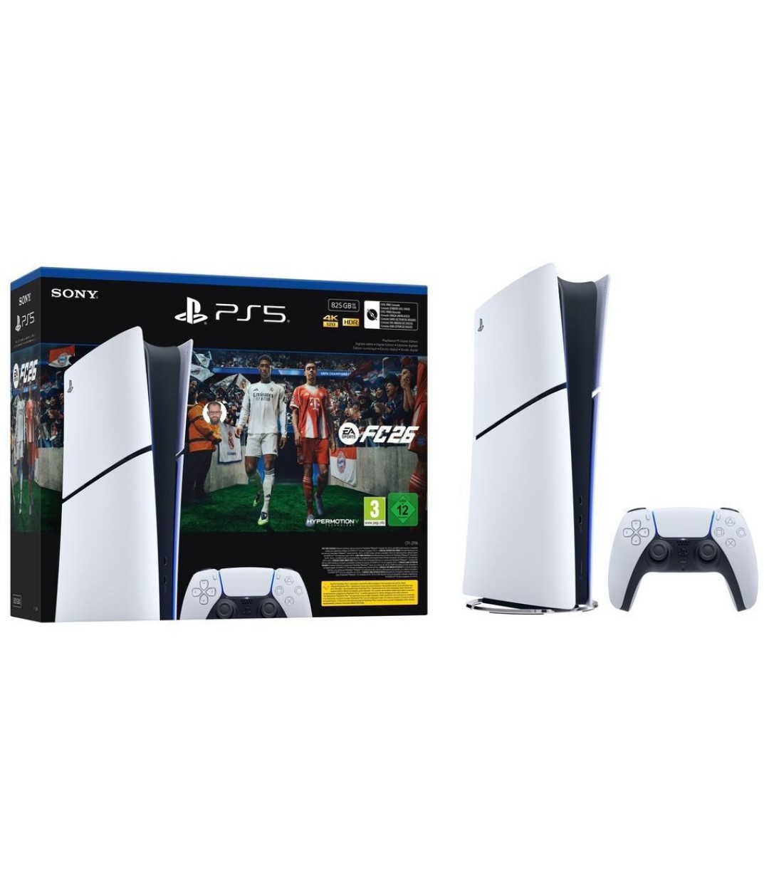 Sony PlayStation 5 Digital Edition Slim 825GB & EA Sports FC26 Voucher Sony PlayStation 5 Digital Edition Slim 825GB & EA Sports FC26 Voucher