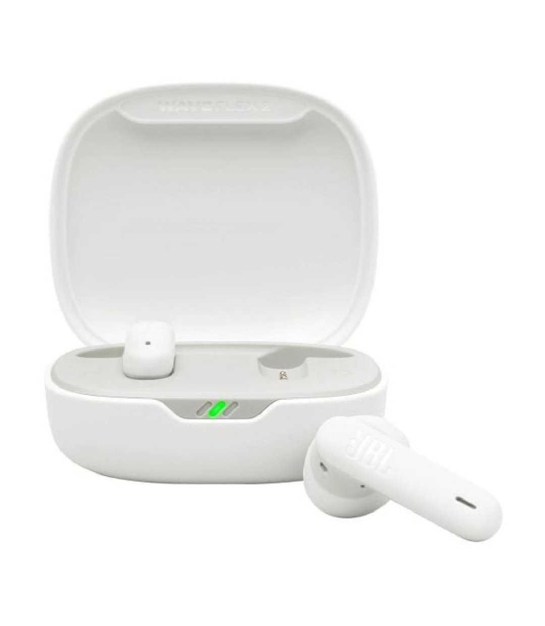 JBL Wave Flex 2 Earbud Bluetooth Handsfree Ακουστικά με Αντοχή στον Ιδρώτα και Θήκη Φόρτισης Λευκά