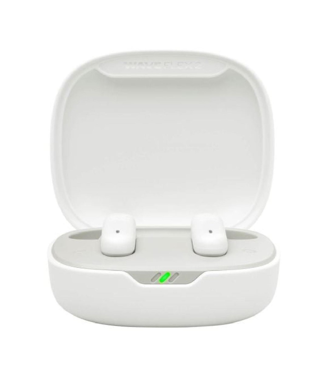 JBL Wave Flex 2 Earbud Bluetooth Handsfree Ακουστικά με Αντοχή στον Ιδρώτα και Θήκη Φόρτισης Λευκά