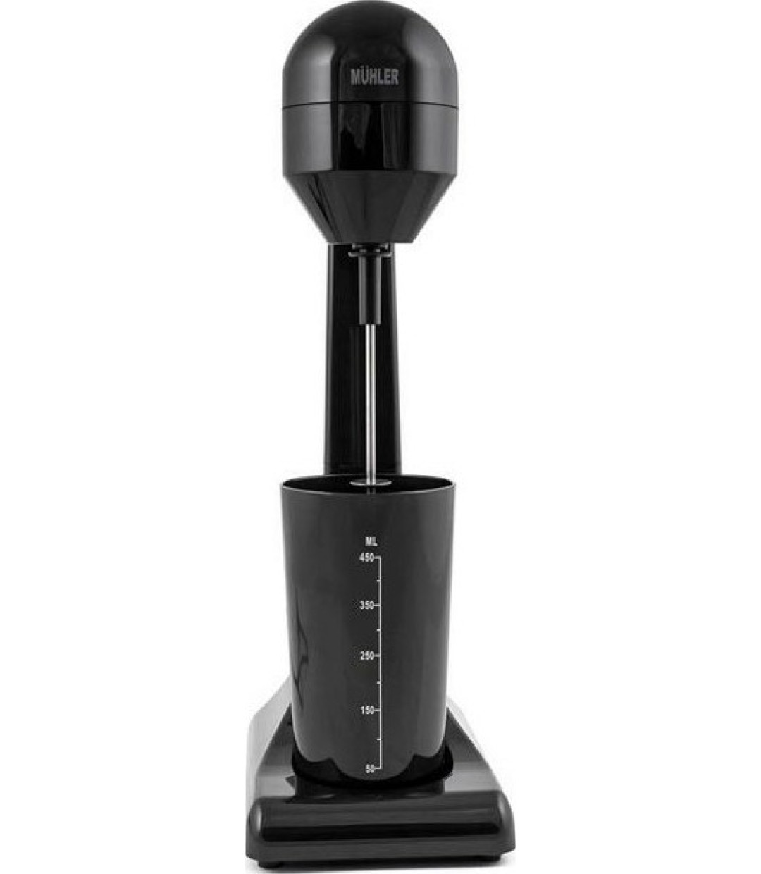 Muhler Φραπεδιέρα Επιτραπέζια 100W με 2 Ταχύτητες Μαύρη FMX-100