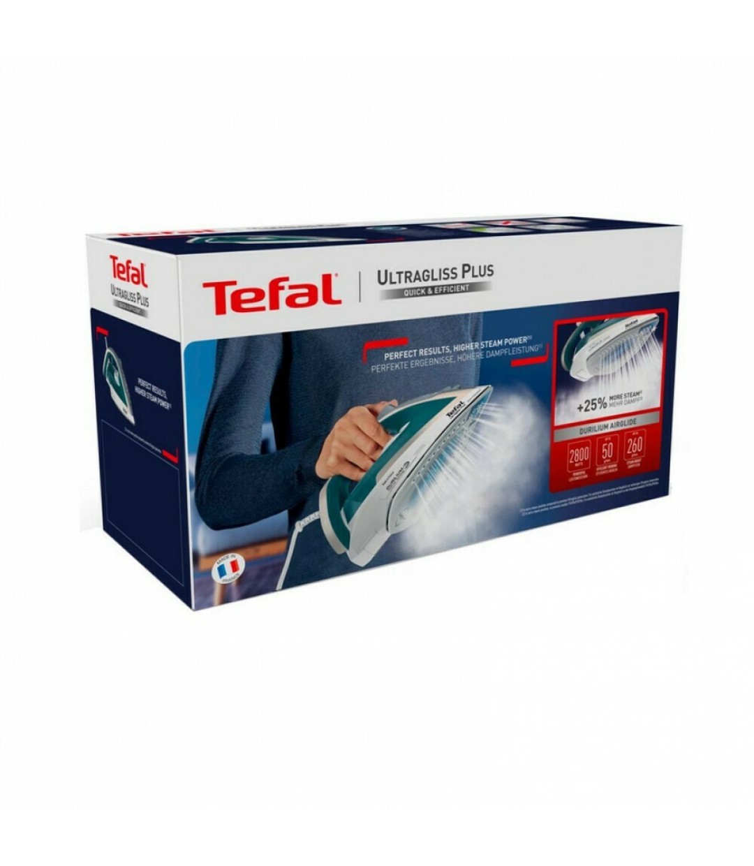 Tefal Ultragliss Plus Σίδερο Ατμού 2800W με Συνεχόμενη Παροχή Ατμού 50gr/min Κωδικός: FV6813 