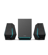 Edifier G1500 Max Ηχεία Υπολογιστή 2.1 με RGB Φωτισμό και Bluetooth Ισχύος 30W σε Μαύρο Χρώμα