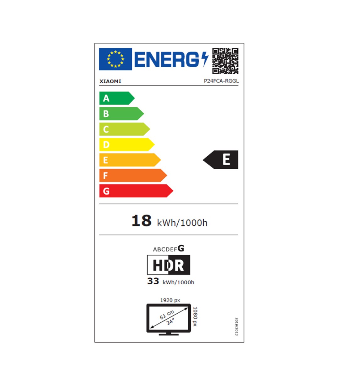 Xiaomi G24i IPS Gaming Monitor 23.8" FHD 1920x1080 180Hz με Χρόνο Απόκρισης 1ms GTG