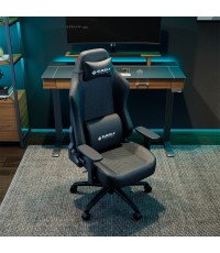 Eureka Ergonomic GC-09 Καρέκλα Gaming Δερματίνης Μαύρη