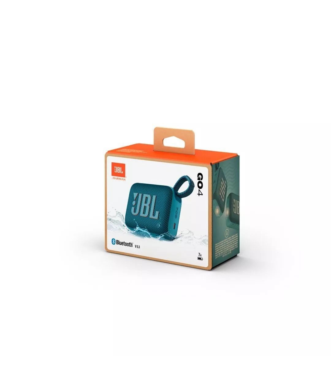 JBL Go 4 Αδιάβροχο Ηχείο Bluetooth 4.2W με Διάρκεια Μπαταρίας έως 7 ώρες Μπλε