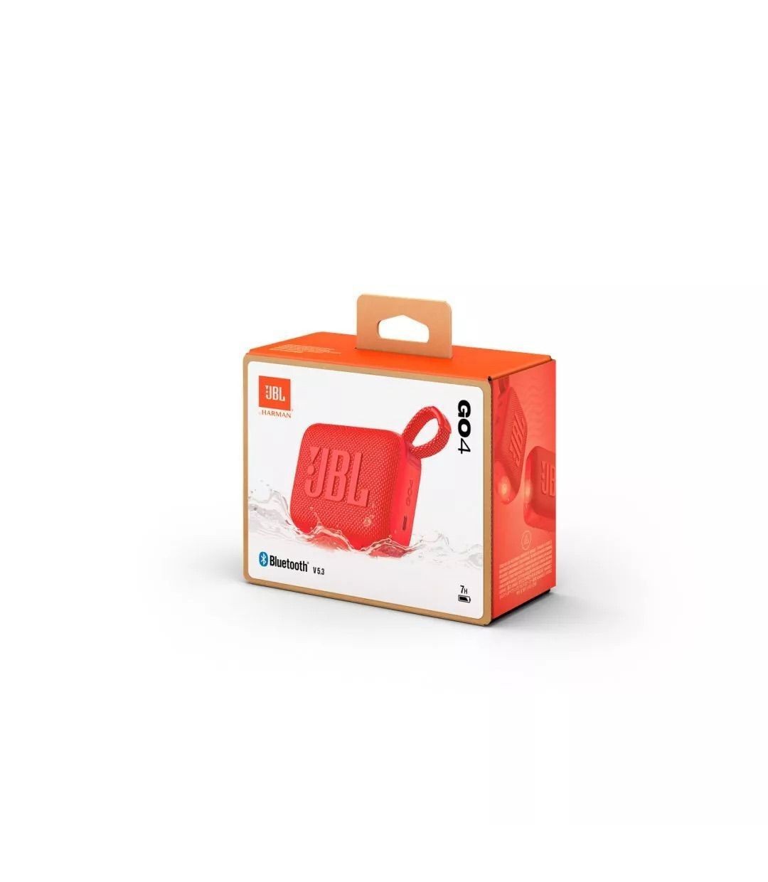 JBL Go 4 Αδιάβροχο Ηχείο Bluetooth 4.2W με Διάρκεια Μπαταρίας έως 7 ώρες Κόκκινο